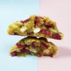 Raspberry & Pistachio New York Cookies